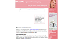 Desktop Screenshot of makijaz.brat.pl