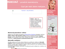 Tablet Screenshot of makijaz.brat.pl